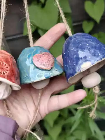 dzwonki ceramiczne 3 szt