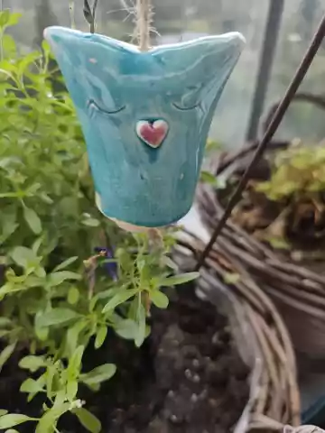 Dzwonek ceramiczny kotek