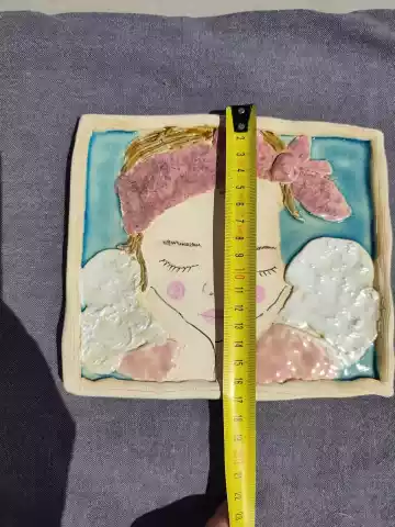 anioł ceramiczny
