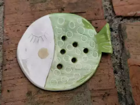 mydelniczka ceramiczna rybka