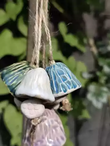 dzwonki ceramiczne małe 5 szt