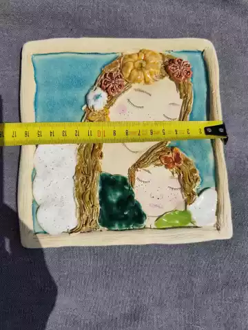 anioł ceramiczny
