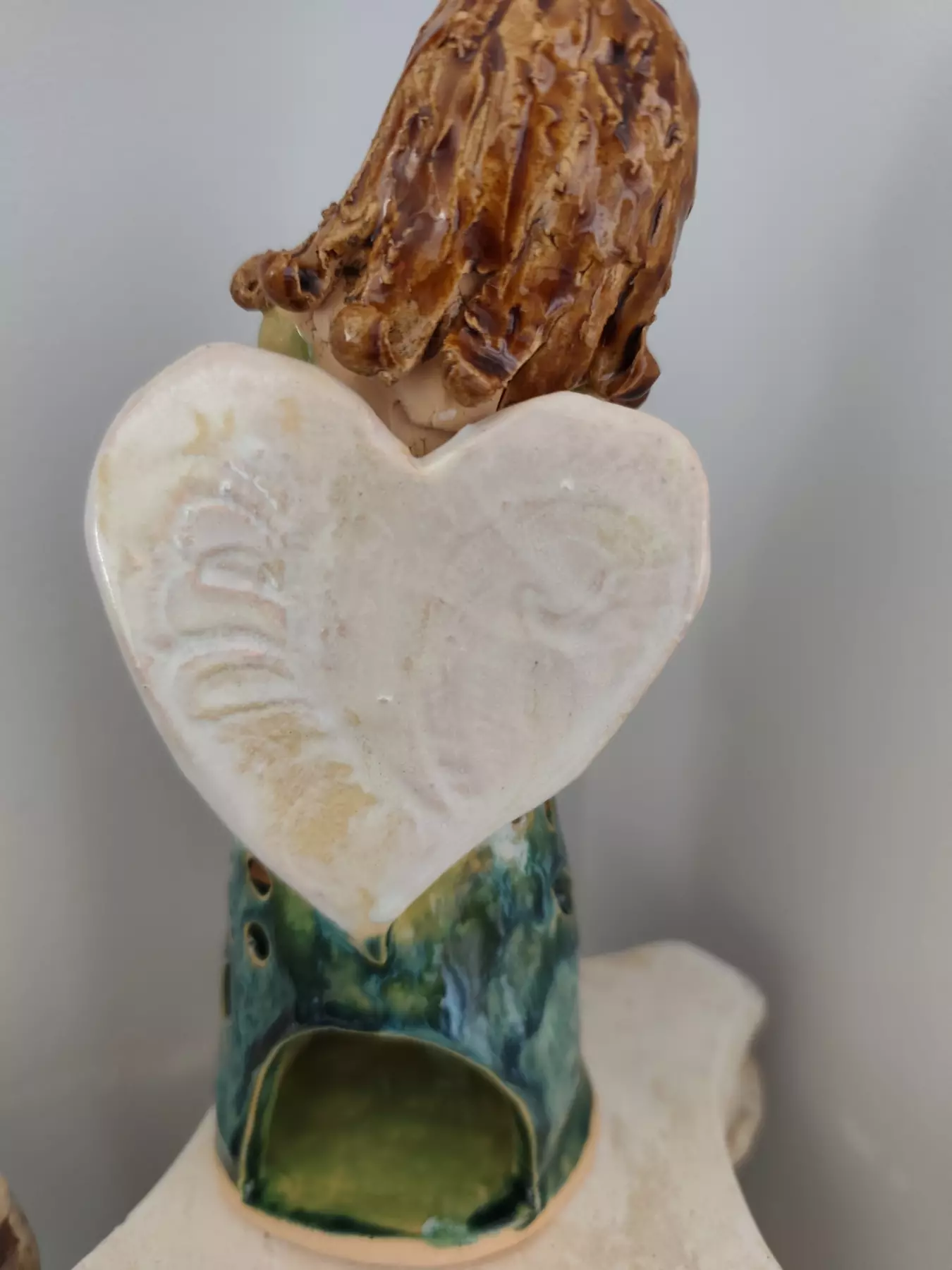 anioł ceramiczny