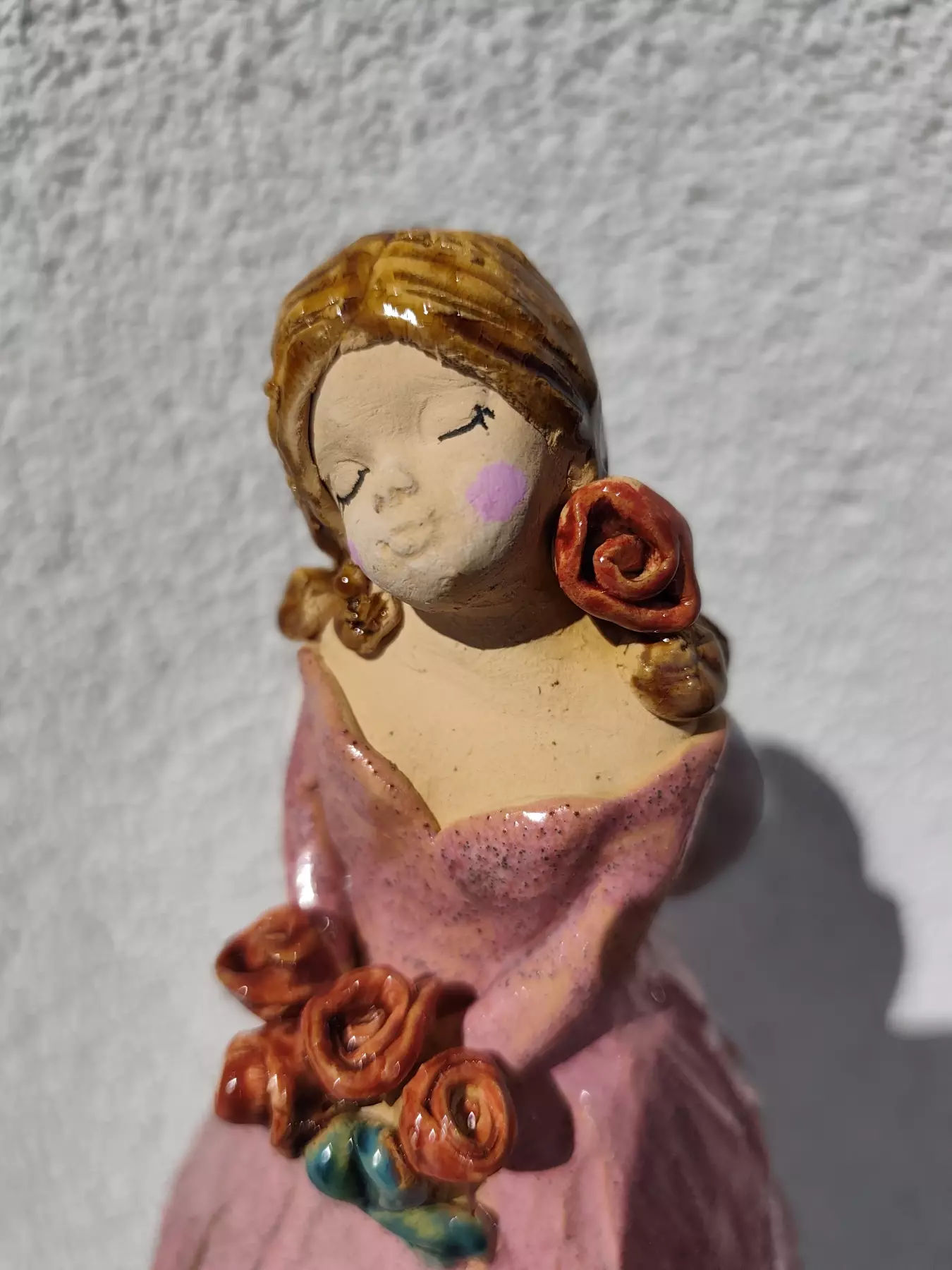 anioł ceramiczny