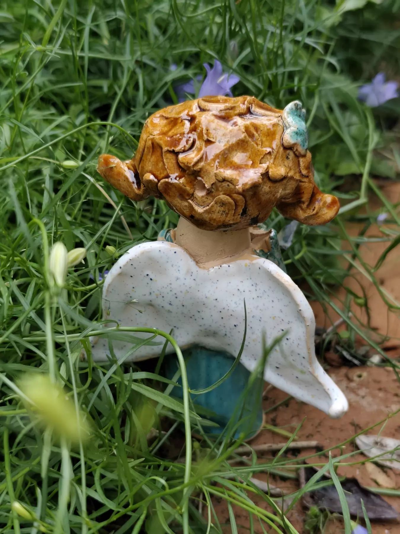 anioł ceramiczny