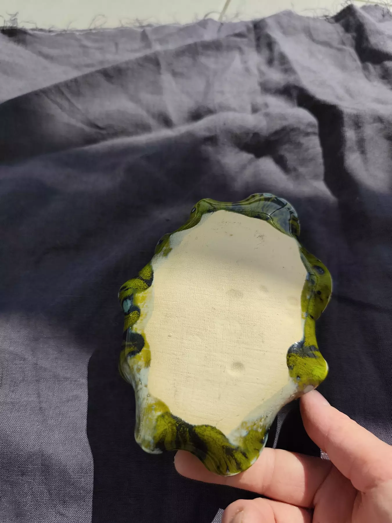 pojemniczek ceramiczny na świecę lub biżuterię